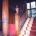 Holzapplikationen für Treppenanlage, Eichenholz, Ehemalige Residenz Papst Pius XII, Berlin